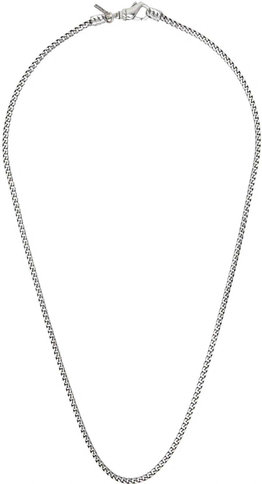 EMANUELE BICOCCHI Silver Box Chain Necklace Product Image