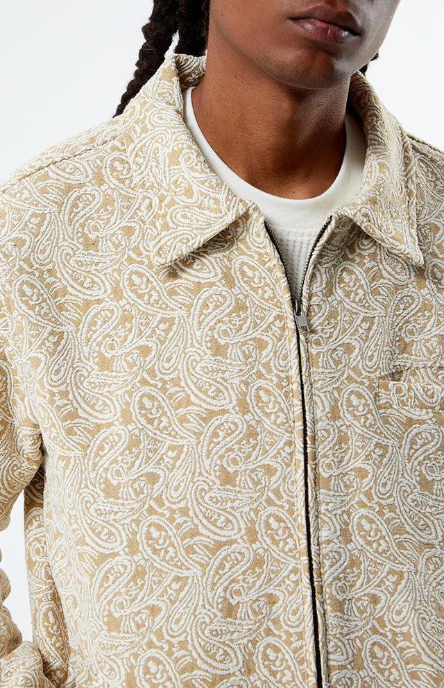PacSun Mens Luxe Jacquard Gas Jacket Product Image