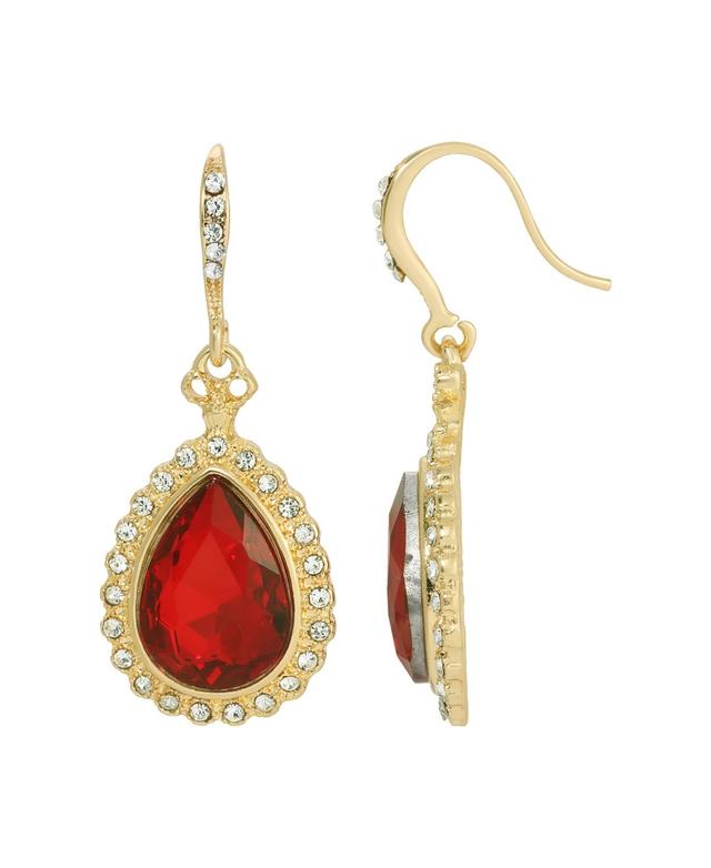 2028 Gold-Tone Teardrop Earrings Product Image