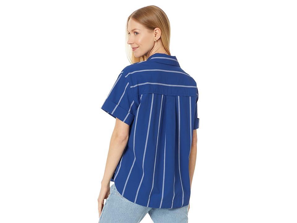 Madewell Oversized Boxy Button-Up Shirt in Signature Poplin (Pure ) Women's Clothing Product Image