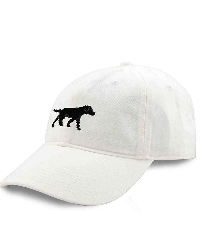 Smathers & Branson Needlepoint Black Lab Baseball Cap Product Image