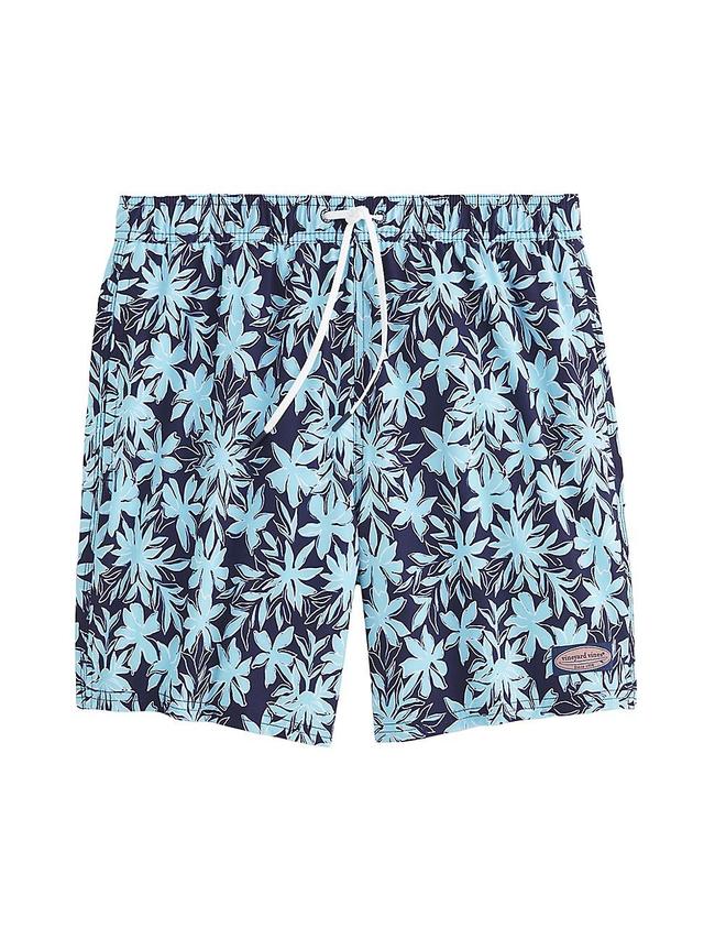 Mens 7-Inch Floral Print Chappy Trunks Product Image