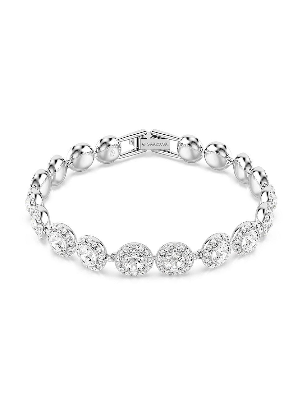 Womens Una Ruthenium-Plated & Crystal Bracelet Product Image