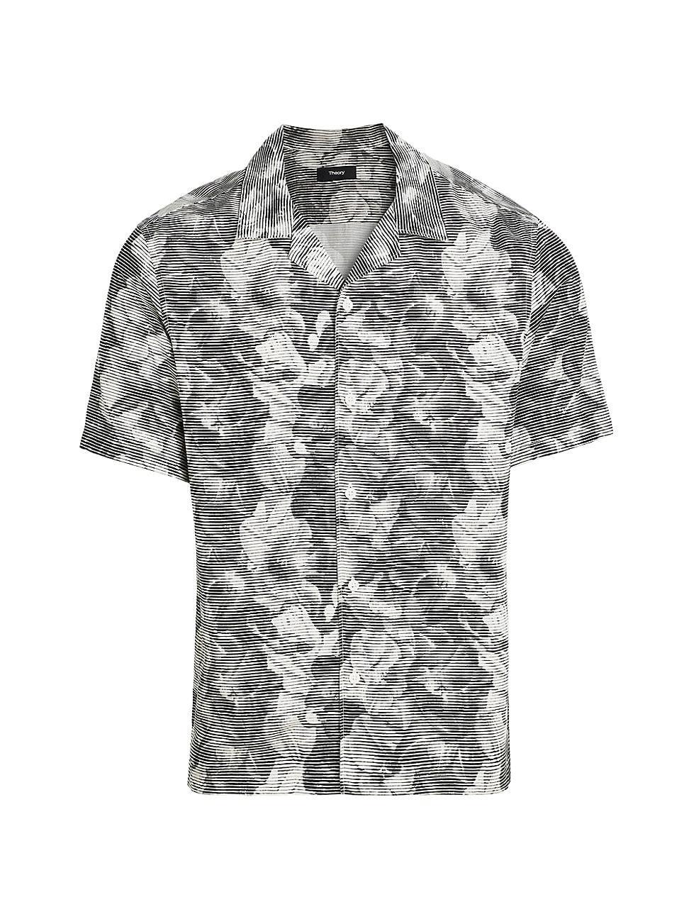 Mens Irving Linear Floral Camp Shirt product image