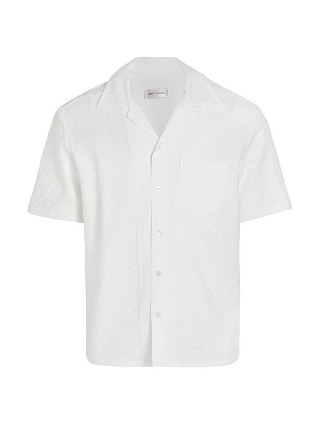 Mens Wool-Blend Boucl Bowling Shirt Product Image