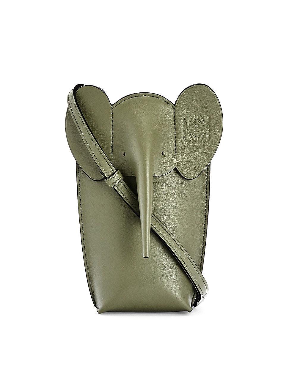 Elephant Pocket in Leather with Strap Product Image