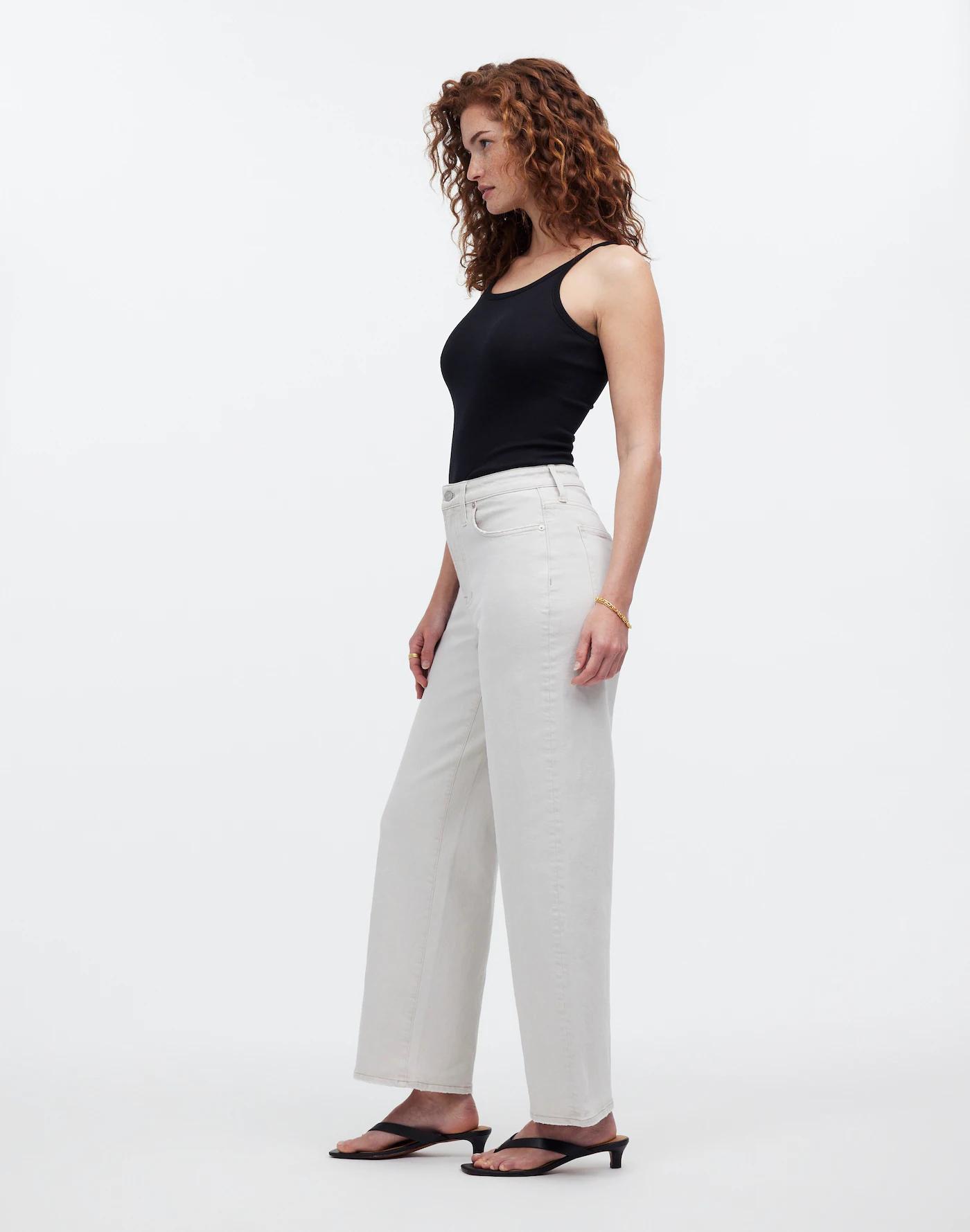 The Curvy Perfect Vintage Wide-Leg Crop Jean Product Image