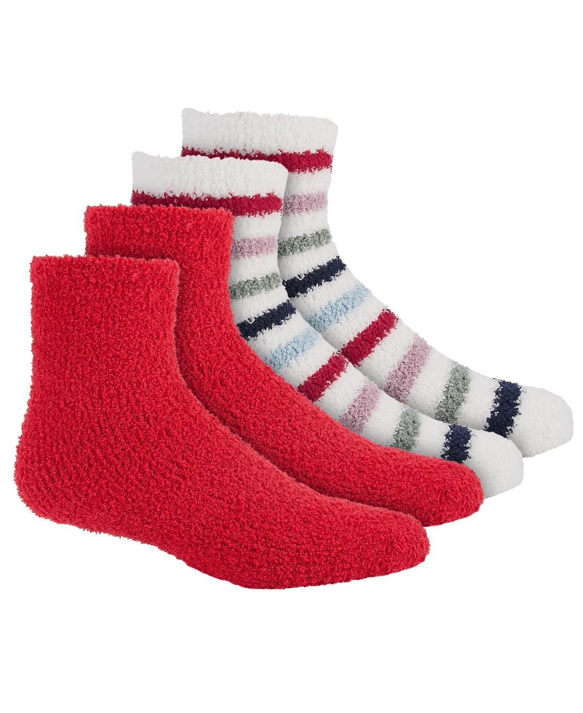 Charter Club Womens 2-Pk. Holiday Fuzzy Butter Socks, Created for Macys Product Image