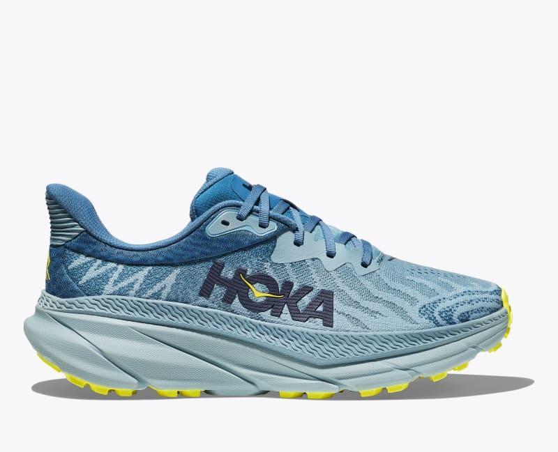 HOKA Mens Challenger 7 Shoes in Swim Day/Cloudless, Size 7.5 W Product Image