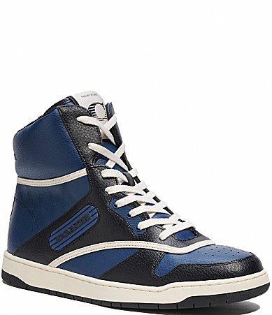 COACH Mens C202 High Top Sneakers Product Image