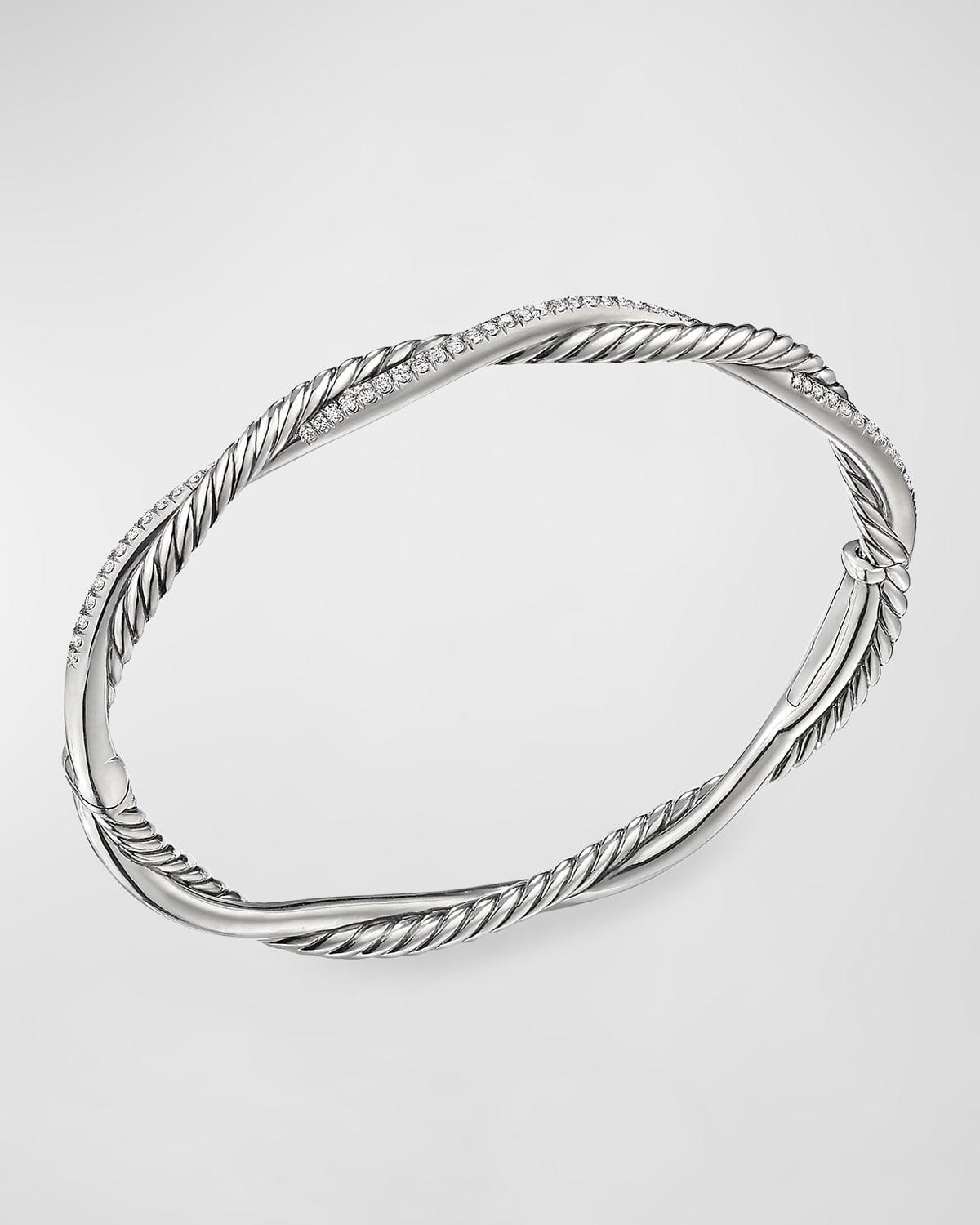 Womens Petite Infinity Bracelet in Sterling Silver Product Image