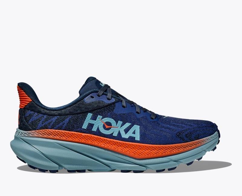 HOKA Mens Challenger 7 Shoes in Swim Day/Cloudless, Size 7.5 W Product Image