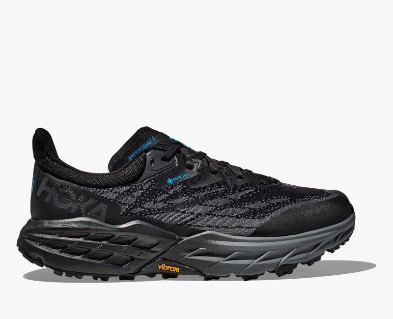 Hoka One HOKA Men's Speedgoat 5 GTX Shoes in Black/Black, Size 12.5 Product Image