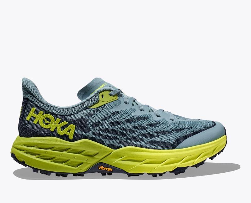 Hoka One HOKA Men's Speedgoat 5 Shoes in Thyme/Fiesta, Size 12.5 W Product Image