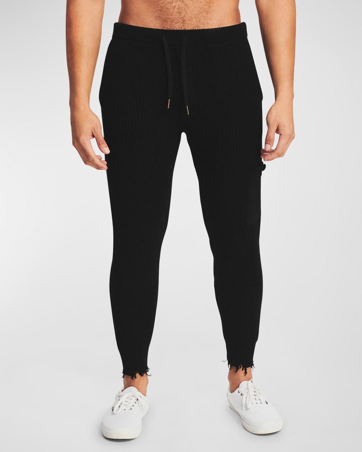 Mens Jason Ribbed Jogger Pants Product Image