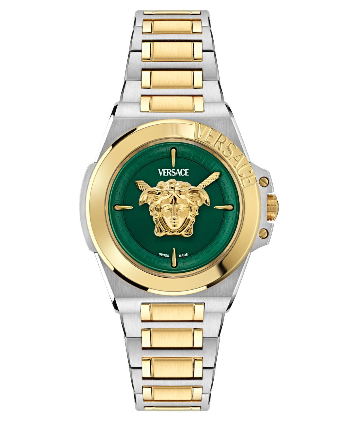 Versace Womens Swiss Two-Tone Stainless Steel Bracelet Watch 37mm Product Image