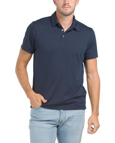 Short Sleeve Lux Polo For Men Product Image