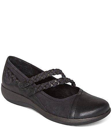 Aetrex Annie Leather Braided Mary Janes Product Image