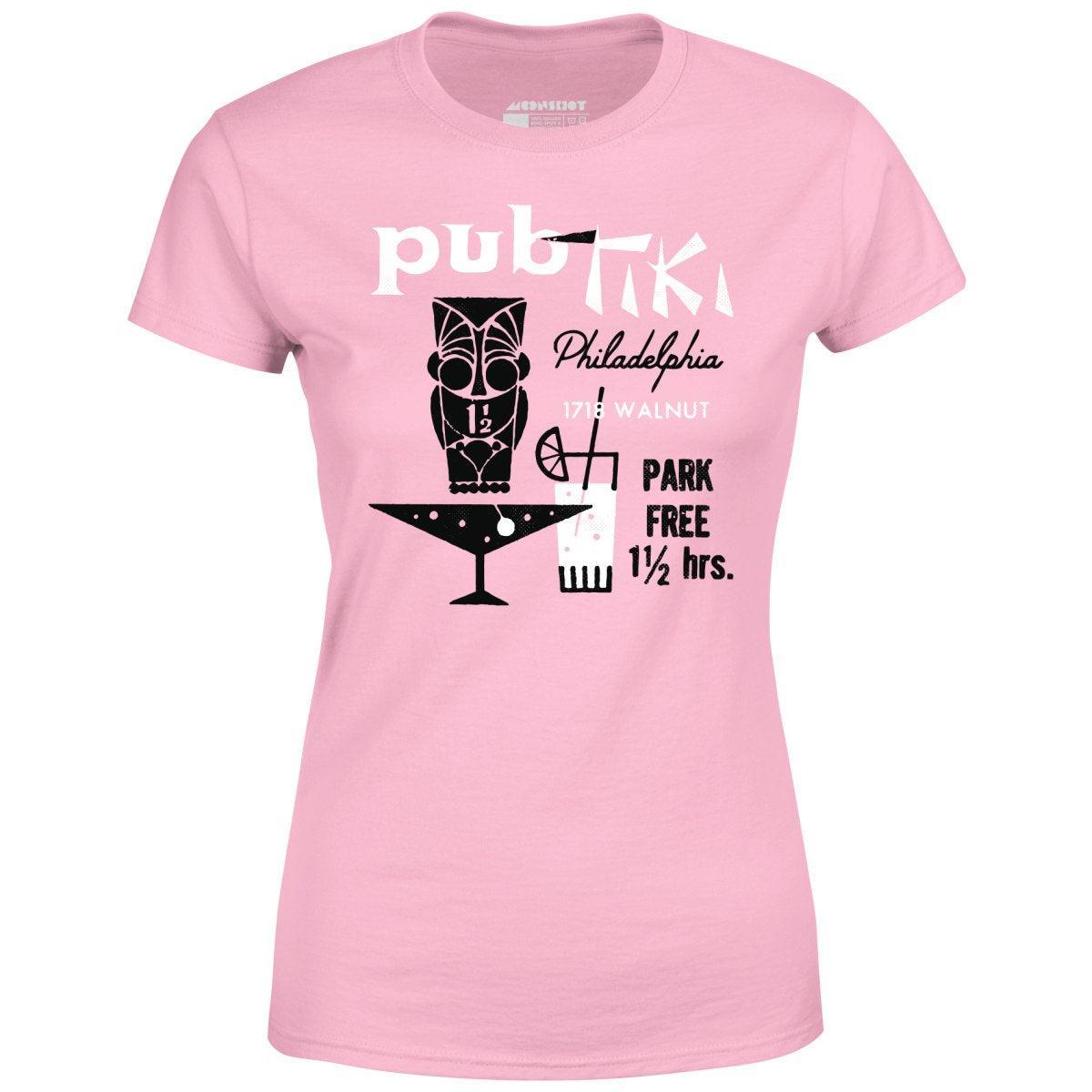 Pub Tiki - Philadelphia, PA - Vintage Tiki Bar - Women's T-Shirt Female Product Image