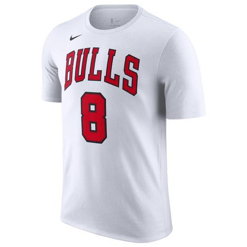 Nike Mens Zach Lavine Nike Bulls Essential NN Short Sleeve T-Shirt - Mens White/University Red Product Image