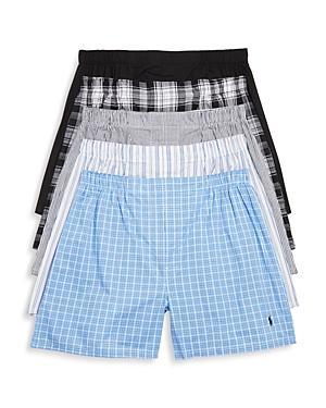 Polo Ralph Lauren Woven Boxers, Pack of 5 Product Image