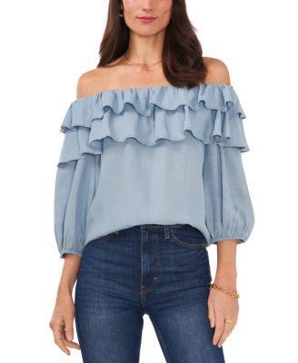 Ruffled Off-The-Shoulder Top Product Image