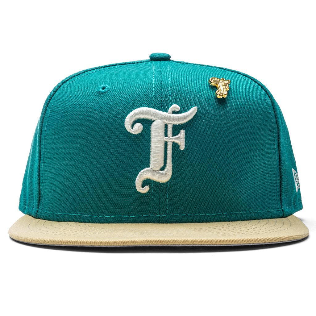 Feature x New Era Old English F Snapback - Northwest Green/Vegas Gold Male Product Image