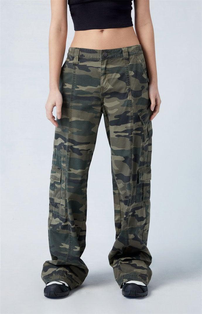 Women's Lightweight Low Rise Baggy Pants - Product Image