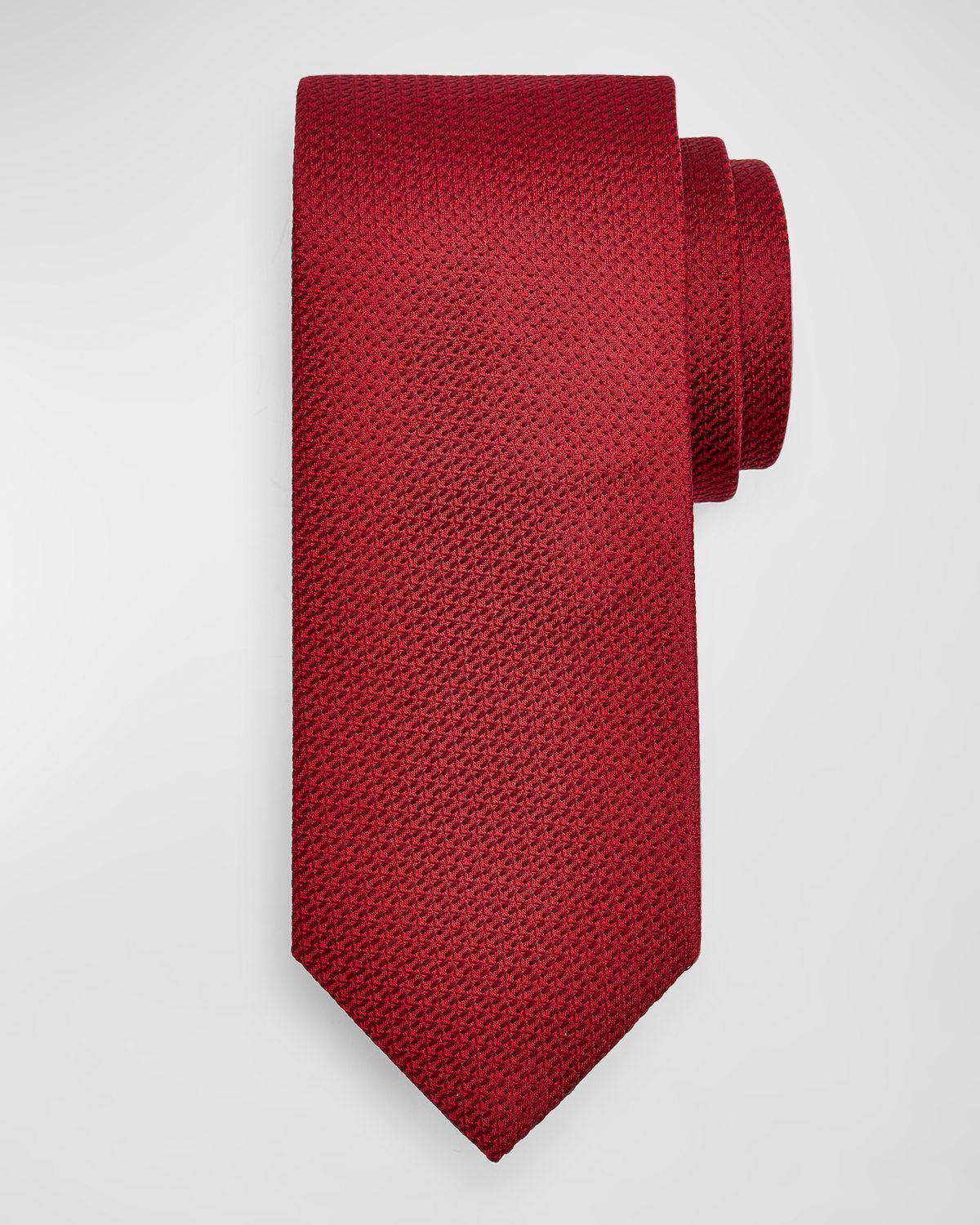 Mens Textured Silk Tie Product Image