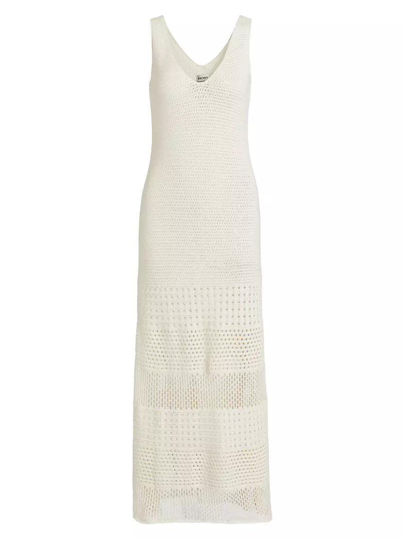 Ensenada Crochet Cotton Maxi Dress Product Image