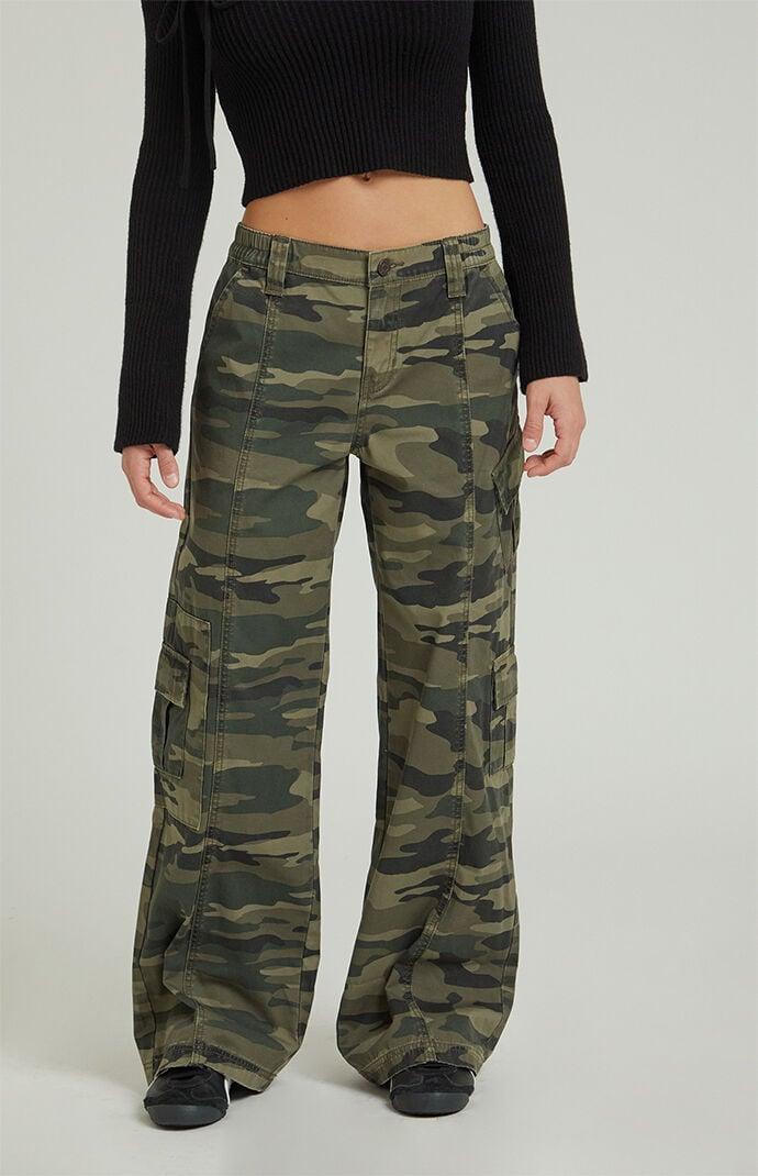 Women's Lightweight Low Rise Baggy Pants - Product Image