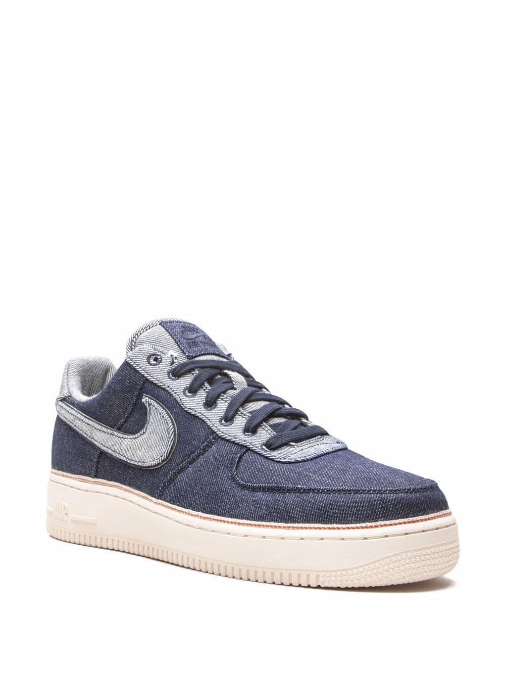 NIKE Air Force 1 '07 Prm "3x1" Sneakers In Blue Product Image