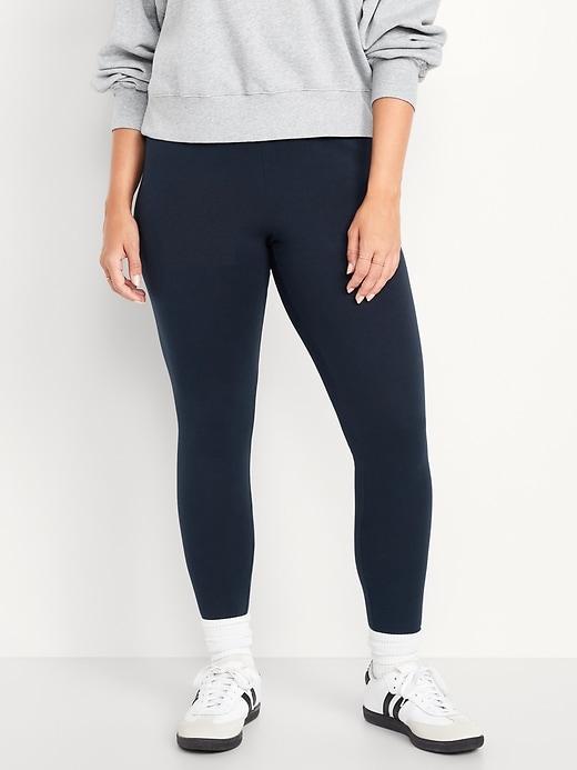 High-Waisted Fleece-Lined Leggings Product Image