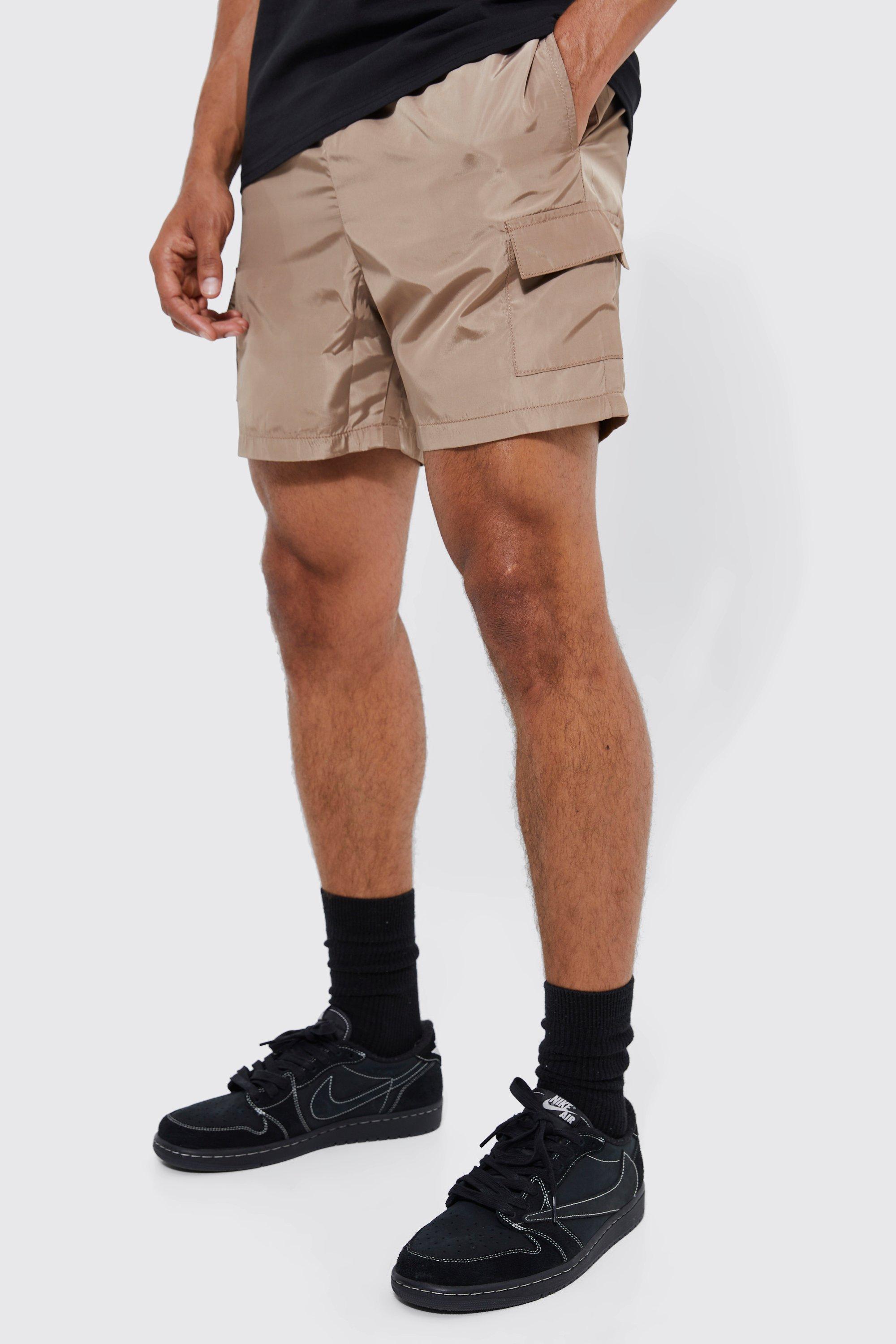 Elasticated Waist Toggle Cargo Short | boohooMAN USA Product Image