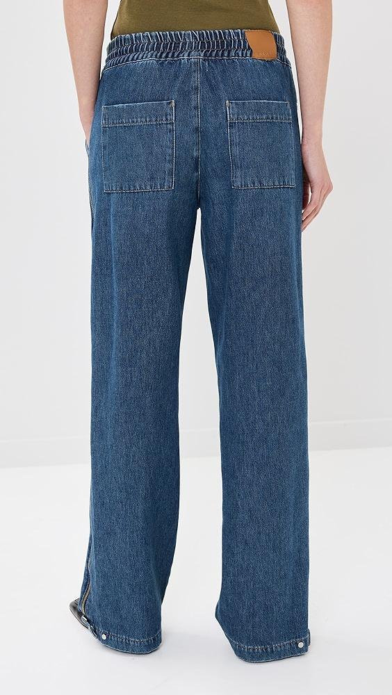 SIMKHAI Mila Side Gusset Jeans | Shopbop Product Image