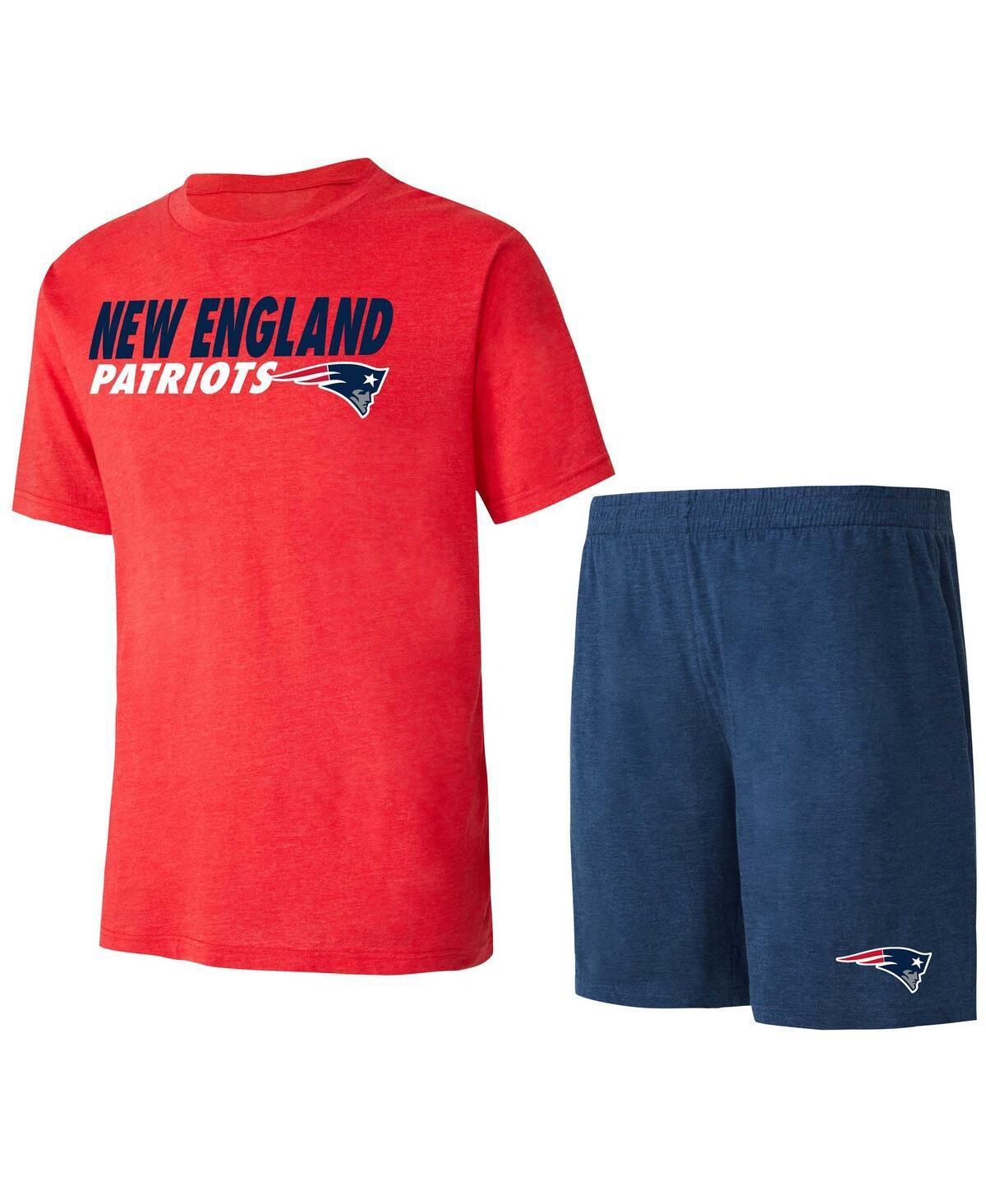 Mens Concepts Sport Navy New England Patriots Meter T-shirt and Shorts Sleep Set - Navy Product Image