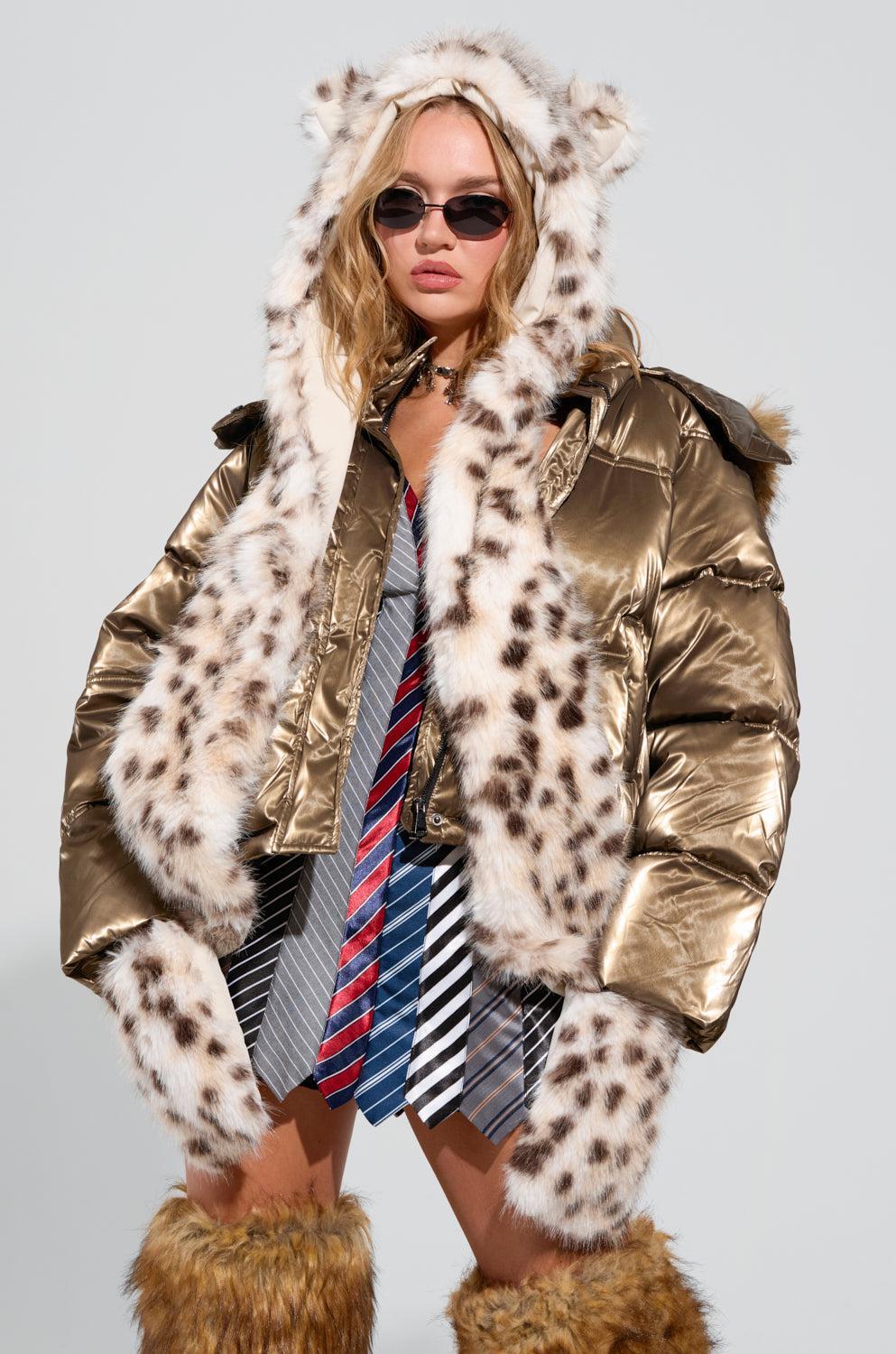 ANIME DREAMIN FAUX FUR HOOD product image