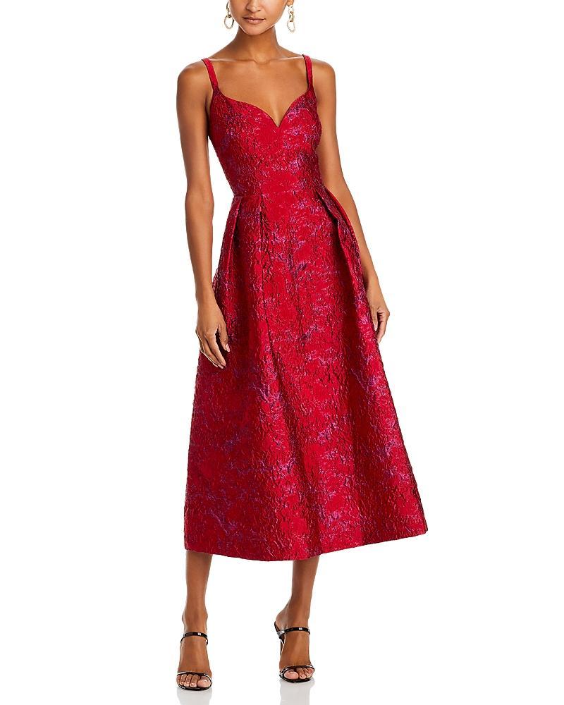 Ml Monique Lhuillier Isabela Jacquard Midi Dress Product Image