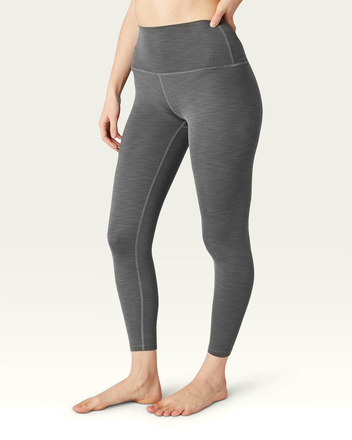 Heathered Rib High-Waist Midi Leggings product image