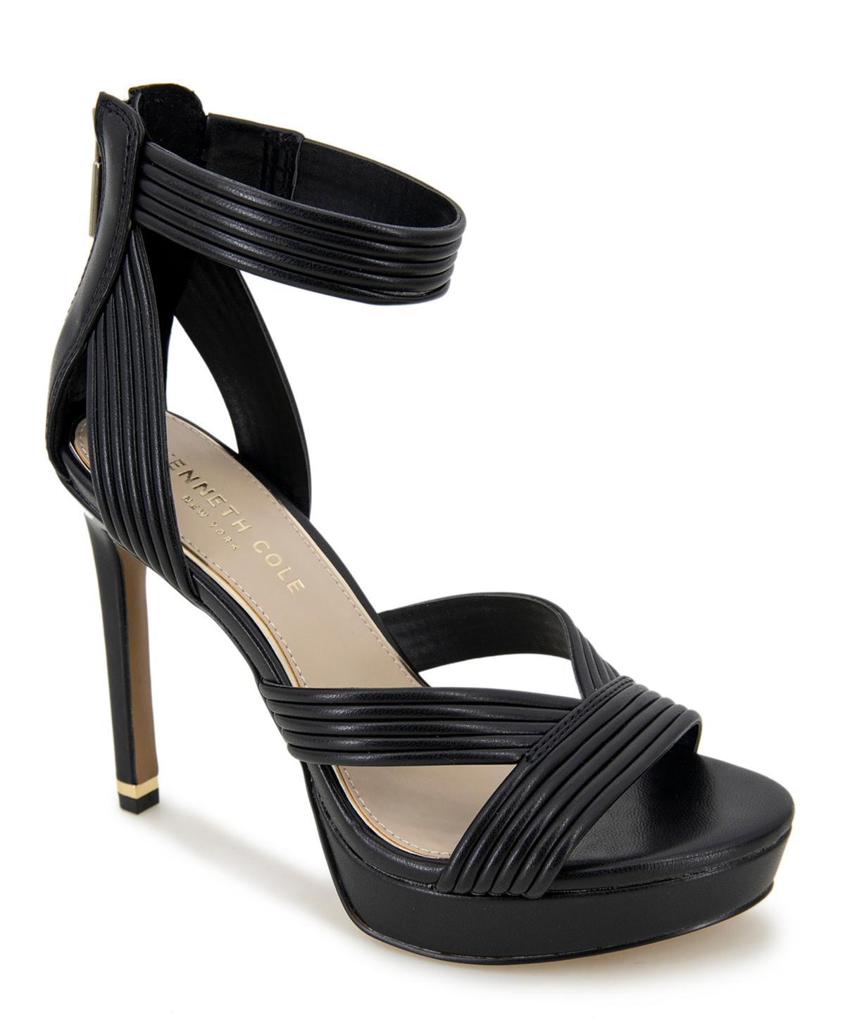 Kenneth Cole Womens Nadine Ankle Strap High Heel Sandals Product Image