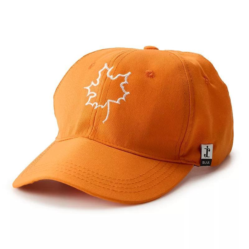 Womens SIJJL Maple Leaf Embroidered Baseball Hat Product Image