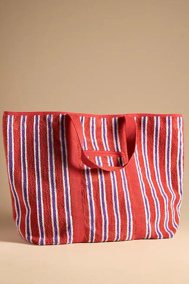 Striped Terry Summer Tote Product Image