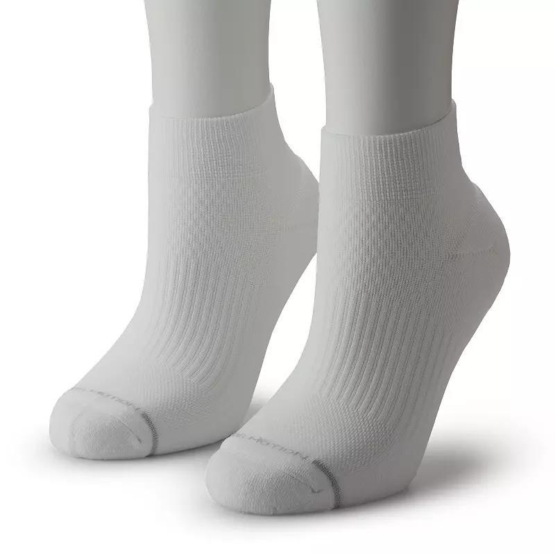 Womens Dr. Motion 2-pk. Compression Performance Quarter Socks Product Image