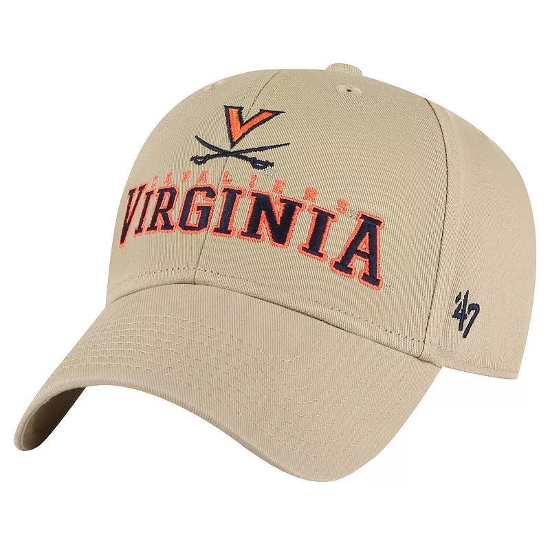 Mens 47 Khaki Virginia Cavaliers Powell MVP Adjustable Hat Product Image