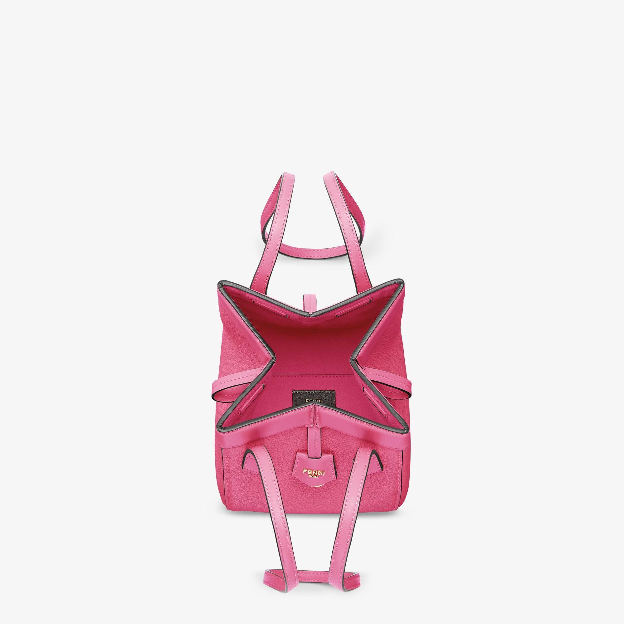 Fendi Origami MiniFuchsia leather mini bag that can be transformed Product Image