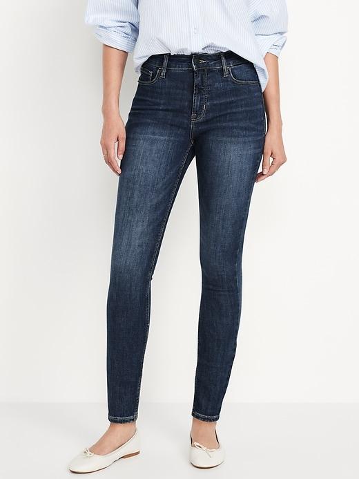 High-Waisted Rockstar Super-Skinny Jeans for Women Product Image