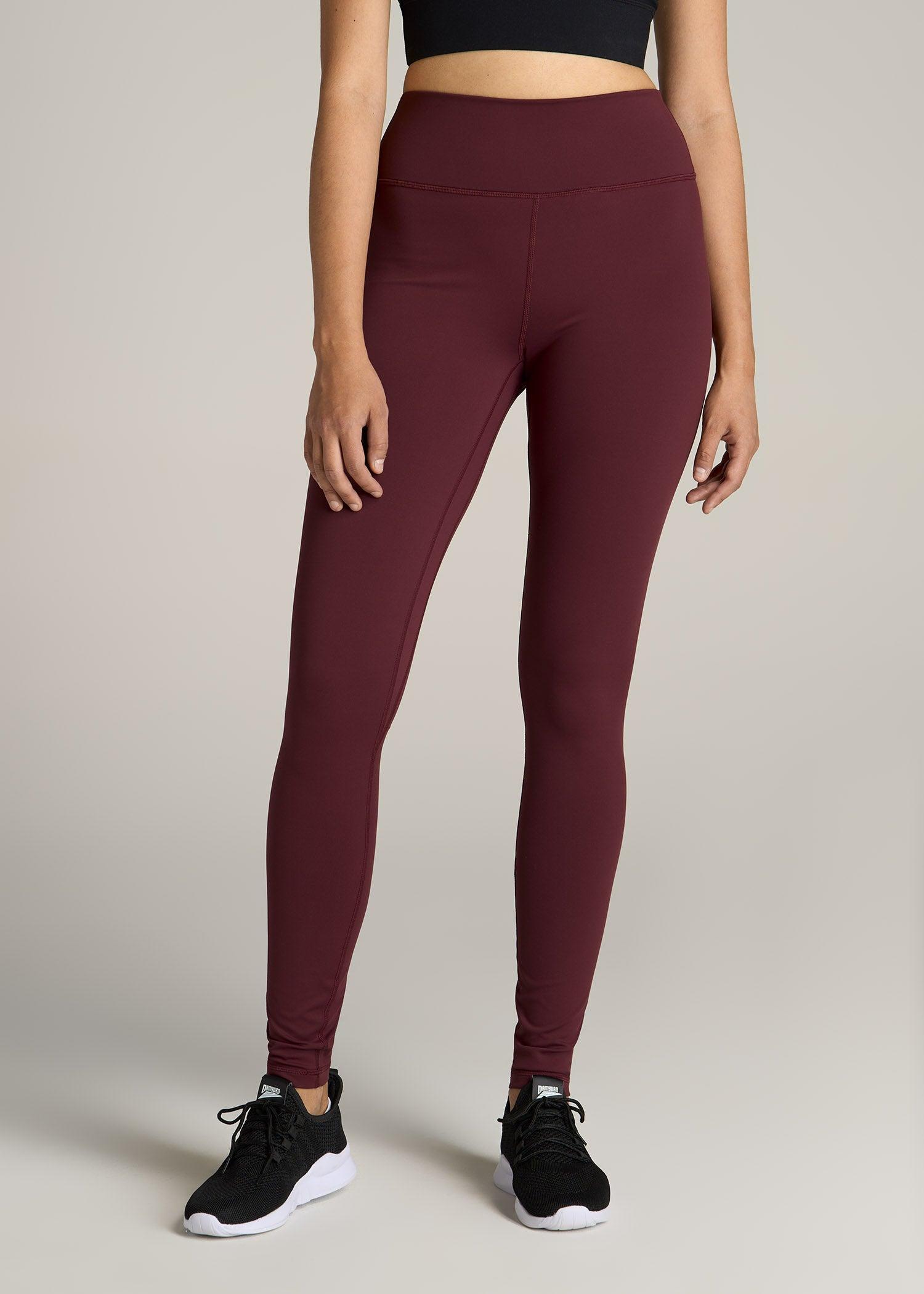 Movement High Rise Cheeky Leggings for Tall Women in Dark Cherry product image