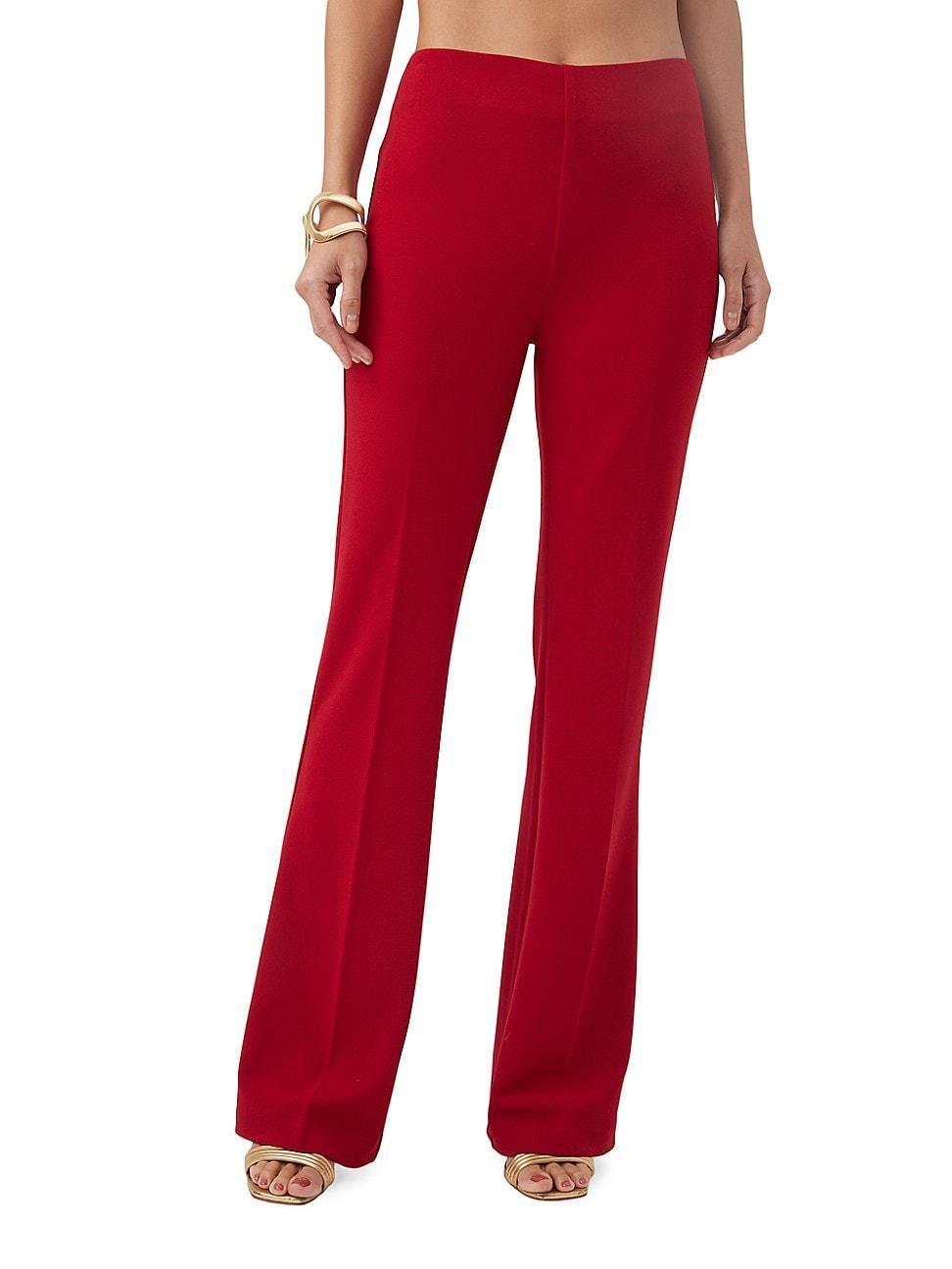 Womens Jacoba Mid-Rise Boot-Cut Pants product image