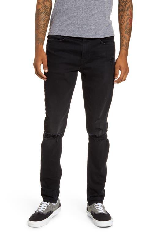 Hudson Jeans Zack Ripped Skinny Fit Jeans Product Image