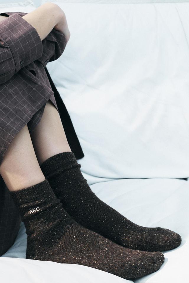 WOOL BLEND KNEE SOCKS Product Image